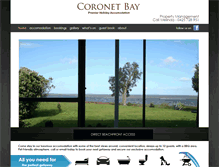 Tablet Screenshot of coronetbay.com